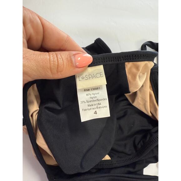 L*Space Fireside Color Block One-Piece Swimsuit Size 4 - Picture 7 of 8